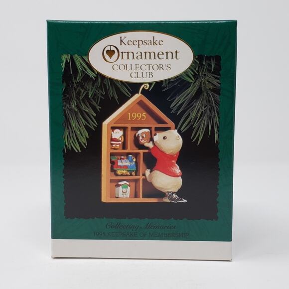 1995 Hallmark Collecting Memories Handcrafted Keepsake Holiday Ornament. - Picture 1 of 6